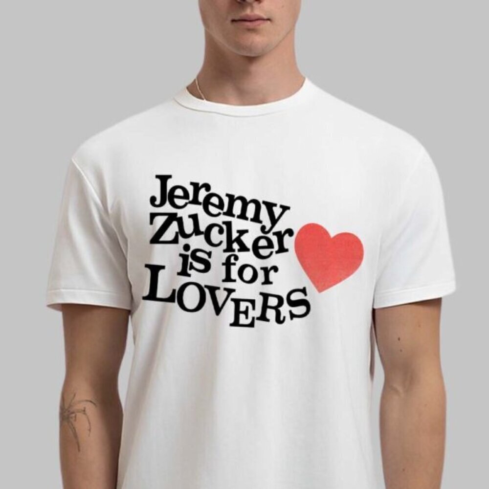 Jeremy Zucker Jersey Is For Lovers White Unisex T-Shirt .